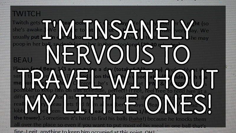 I’m Insanely Nervous to Travel Without My Little Ones!